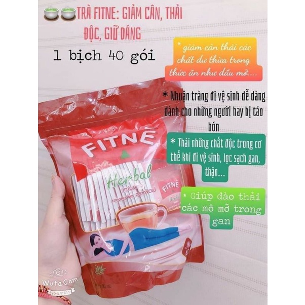 Trà Fitne Herbal Thái Lan thải đ.ộc , thanh lọc giảm mỡ