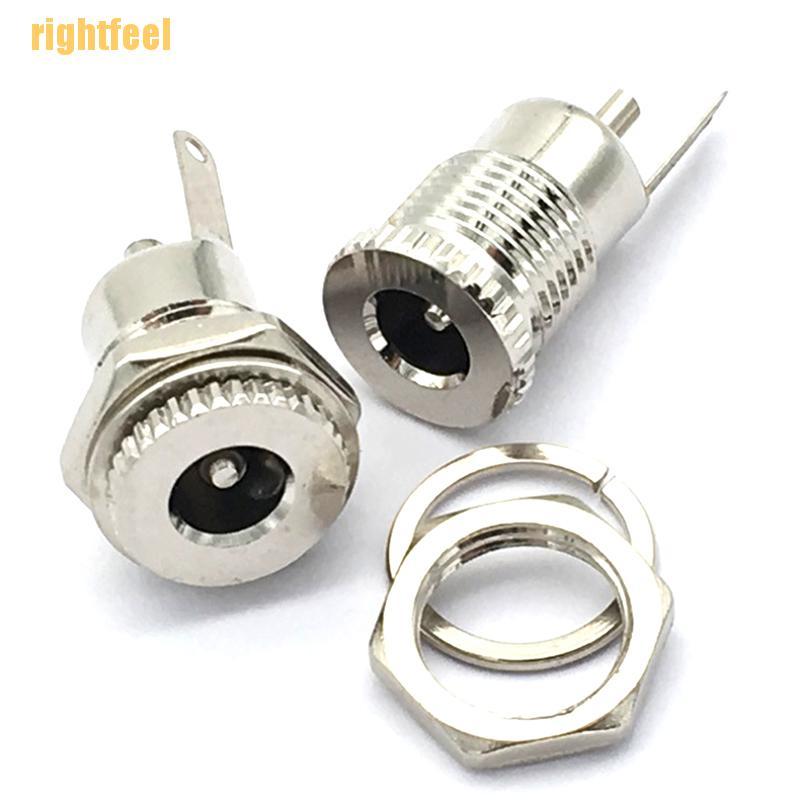 Bộ Jack Nguồn Dc 10 5.5x2.1mm Bằng Kim Loại Chuyên Dụng