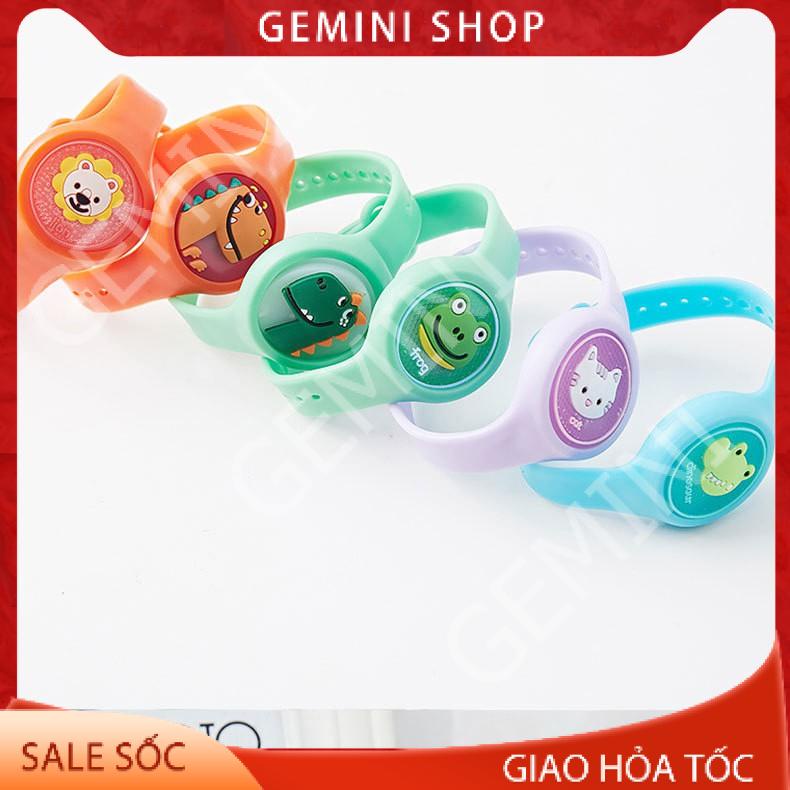 Vòng đeo tay đồng hồ chống đuổi muỗi M28 tinh dầu chống muỗi led phát sáng cho trẻ em và cho bé GEMINI SHOP