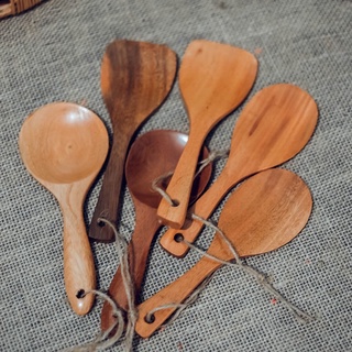 Môi vá xới cơm, thìa xẻng gỗ nấu ăn gỗ tự nhiên cao cấp, CORBIN_STORE