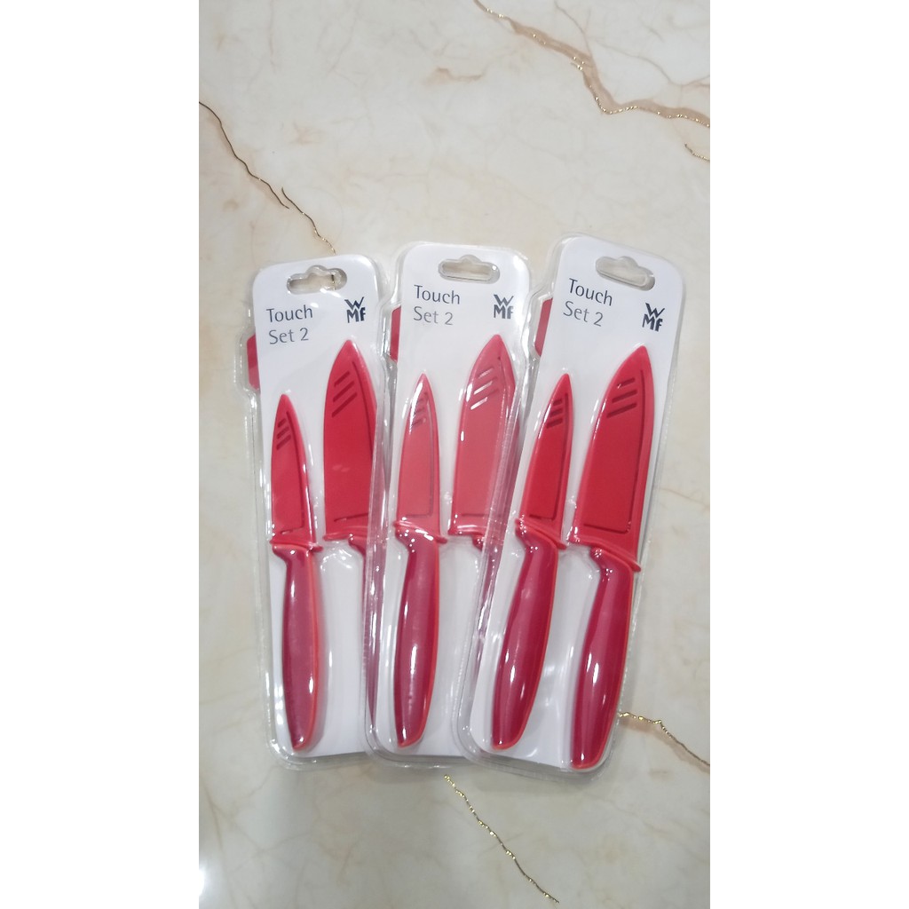 Set 2 dao WMF TOUCH, lưỡi thép chống gỉ, có vỏ bọc an toàn cho trẻ bộ dao đa năng, chính hãng, Gia Dụng Mộc Dương