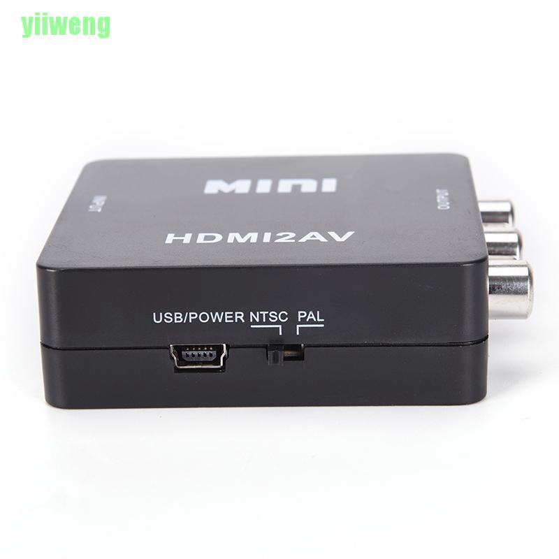 Bộ Chuyển Đổi Yw Hdmi Sang Rca Av / Cvbs Adapter Hd 1080p Mini Hdmi2av