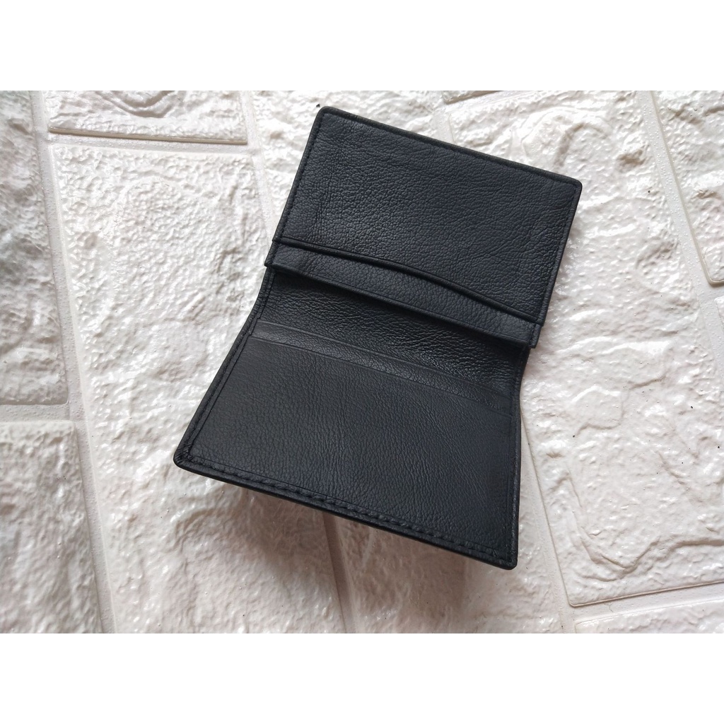 Ví Da Nam, Bóp Nam Mini da bò thật, nhỏ gọn tiện lợi, đựng tiền + Thẻ ngân hàng + Card - Có bảo hành