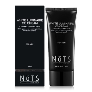 Kem trang điểm cho nam nots white luminaire cc cream for man spf25 pa++ 45ml