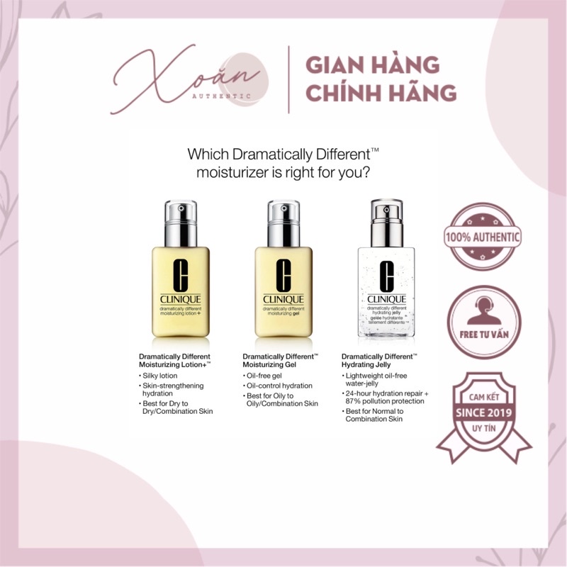 Kem dưỡng ẩm CLINIQUE JELLY/GEL/LOTION 125ml