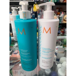 Cặp dầu gội xả dưỡng ẩm moroccanoil hydration 500ml x2 chính hãng