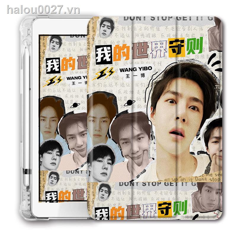 ▫✟◇✿Ready stock✿ Ipad case  Applicable to My World Code ipad8 protective cover pro11 with pen tray 10.2 Wang Yibo 9.7-inch  10.5 three Foldable air4 peripheral 3/2/1 Apple mini5 6