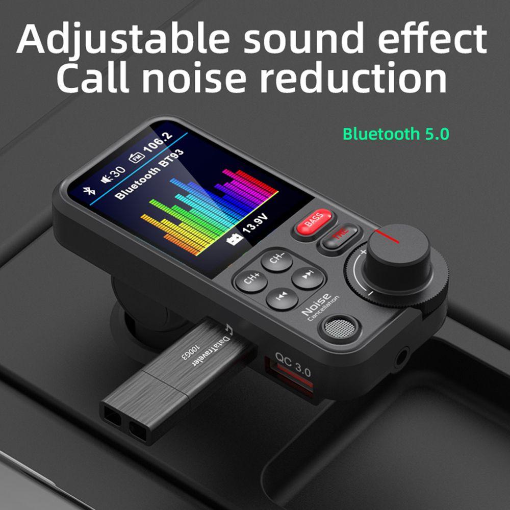 Máy Nghe Nhạc MP3 Bluetooth Không Dây Cho Điện Thoại Rảnh Tay Dùng Trong Xe Hơi