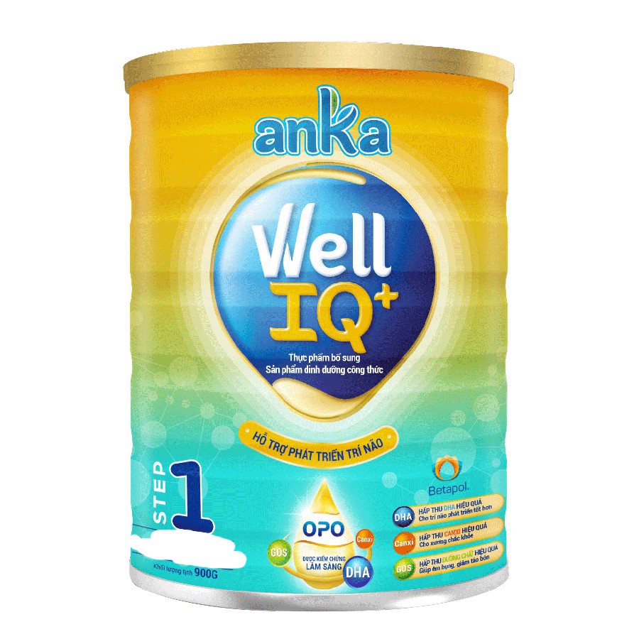 Sữa bột Anka Well IQ+ Step 1 - 900gr