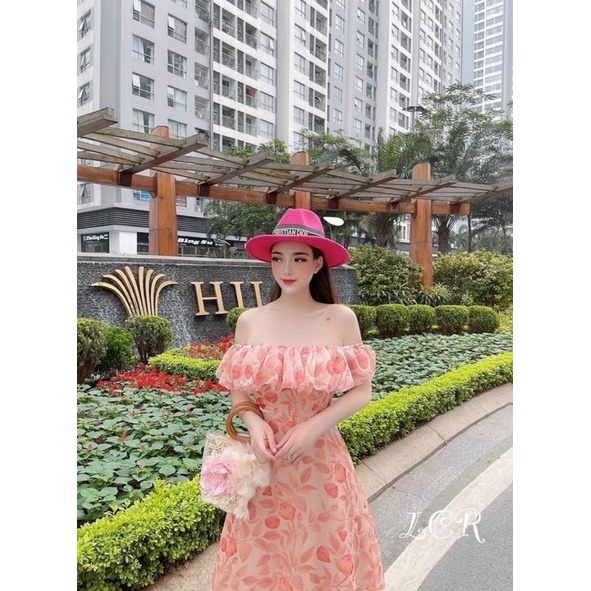 ĐẦM MAXI HOA TRỄ VAI NHÚN BÈO🔥 FREESHIP🔥 ĐẦM NỮ DÀI TIỂU THƯ DU LỊCH ĐI BIỂN | BigBuy360 - bigbuy360.vn