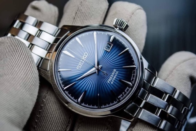 Đồng Hồ Seiko Nam SRPB41J1 Presage Automatic Blue Gradation Cocktail Men’s Watch