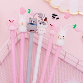 Bút nước đen hình đầu thú cute