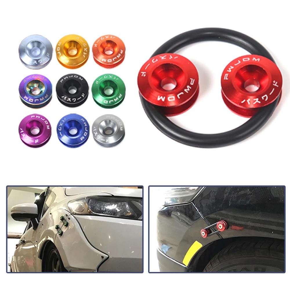 FENDER Bộ Đinh Vít Bằng Nhôm Cố Định Tấm Chắn Bùn Trước Cho Xe Hơi