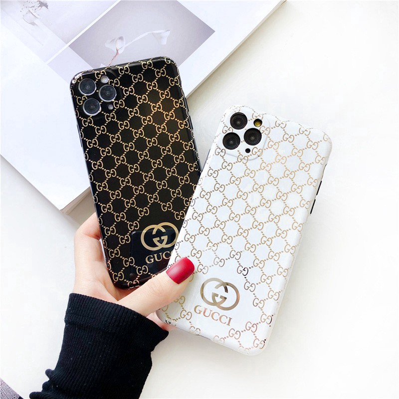 Hot Brand Gilding Nike iPhone 11 Case 11 Pro 7 8 Plus X XS XR XS Max Mobile Phone Case Gilded Luxury Golden Apple Phone Cover DHL&OFF-White Fashionable Shockproof Soft Casing