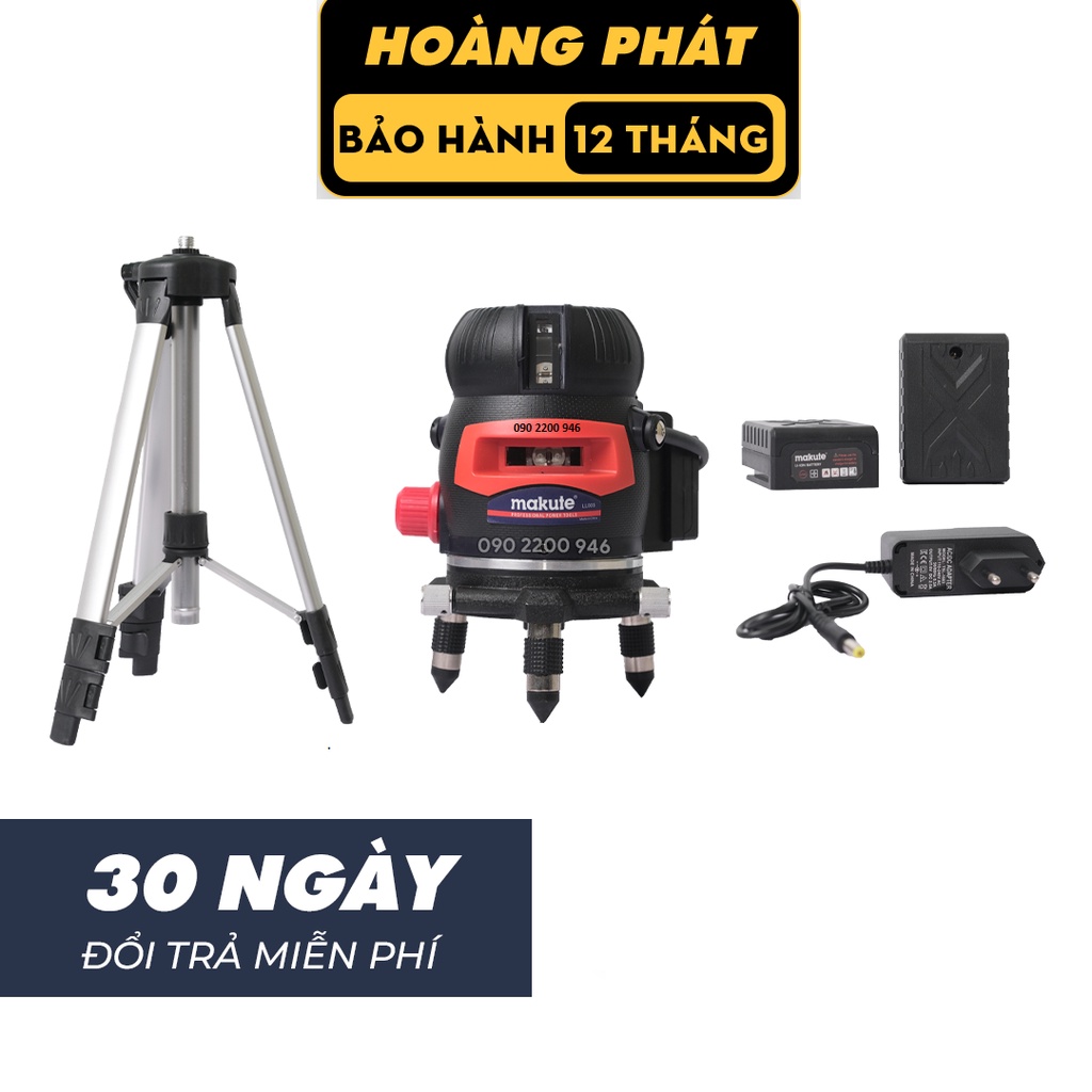 Máy cân bằng mực , Máy bắn cốt laser 5 tia xanh Makute LL005 tiêu chuẩn nhật