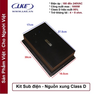 Kit sub điện class D nguồn xung TK-S800 LKE