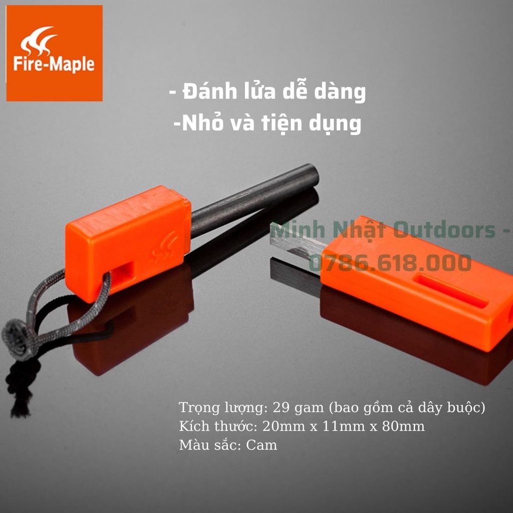 Dụng cụ đánh lửa sinh tồn Fire Maple FMP-709 nhỏ gọn tiện dụng tạo lửa dễ dàng nhanh chóng
