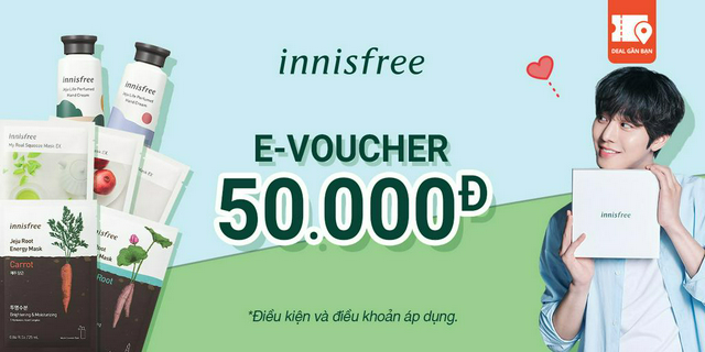 E-Voucher Innisfree trị giá 50.000đ