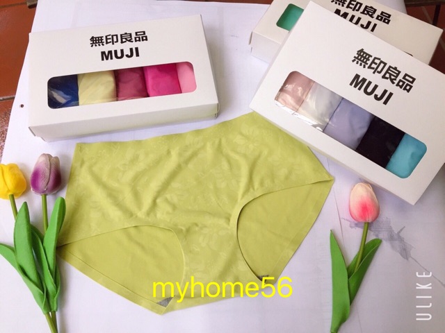 10 quần lót su lụa gấm kute kèm túi zip