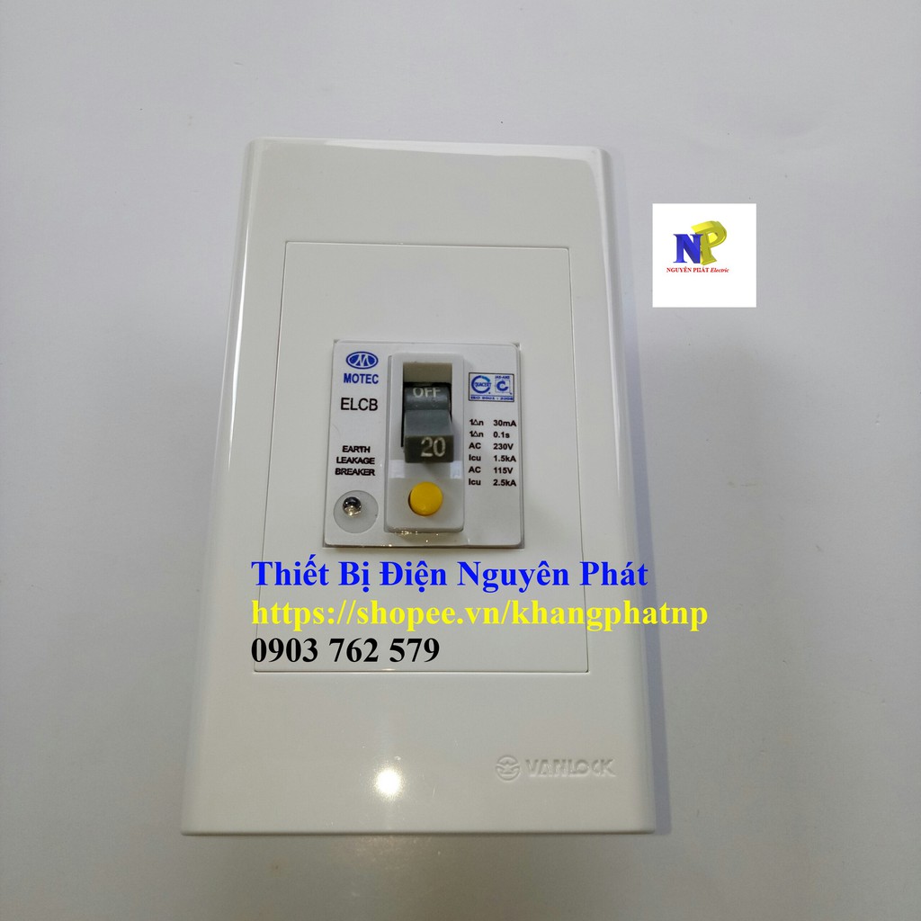 Cầu Dao Chống Giật Cóc 20A/30A