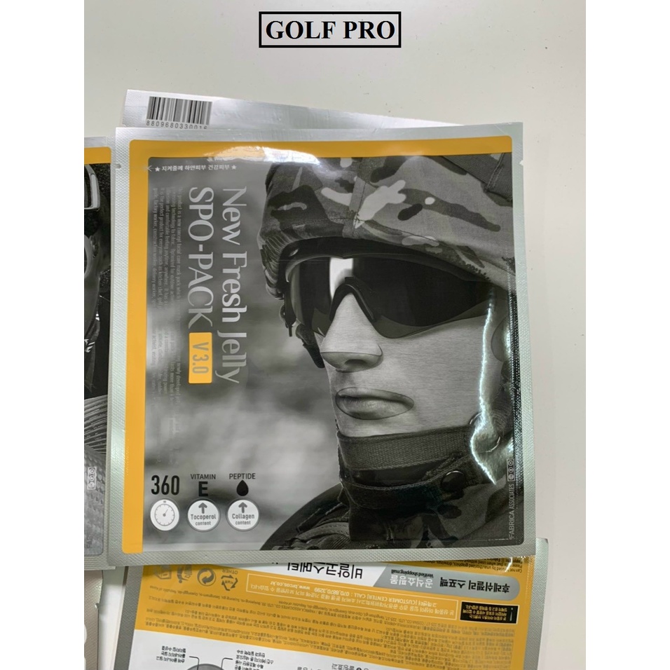 Mặt nạ golf nam nữ Collagen chống nắng dưỡng da mặt khi lên sân nhập khẩu Hàn Quốc 1 chiếc