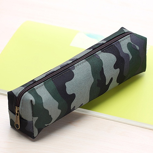 Túi vải đựng bút chì họa tiết rằn ri