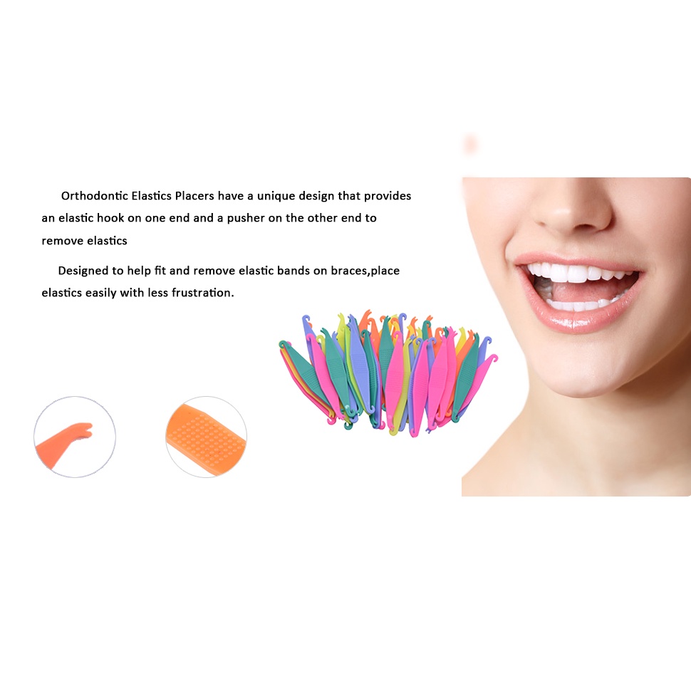 01 cái kéo thun cây đeo chun liên hàm chỉnh nha niềng năng