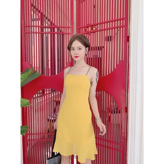 Đầm đuôi cá dây tròn