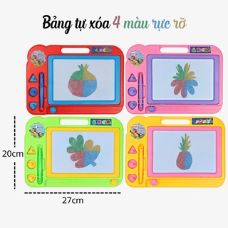 Bảng tự xóa cho bé (ĐẶC BIỆT nét chữ có màu) HT7898