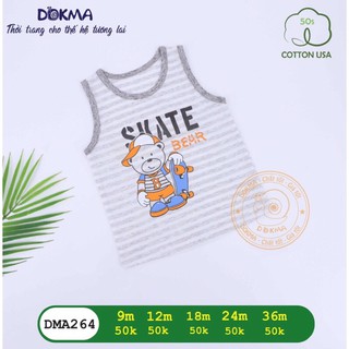 [DOKMA] Áo sát nách cho bé trai