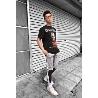 Quần nỉ kẻ sọc 2 màu - Split Trackpant