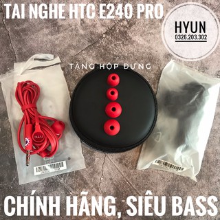 Tai nghe htc e240 pro 2017 chính hãng - tặng hộp đựng
