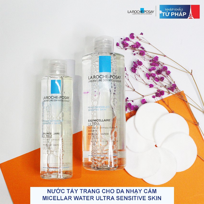 Nước tẩy trang giàu khoáng cho da nhạy cảm La Roche-Posay Micellar Water Ultra Sensitive Skin