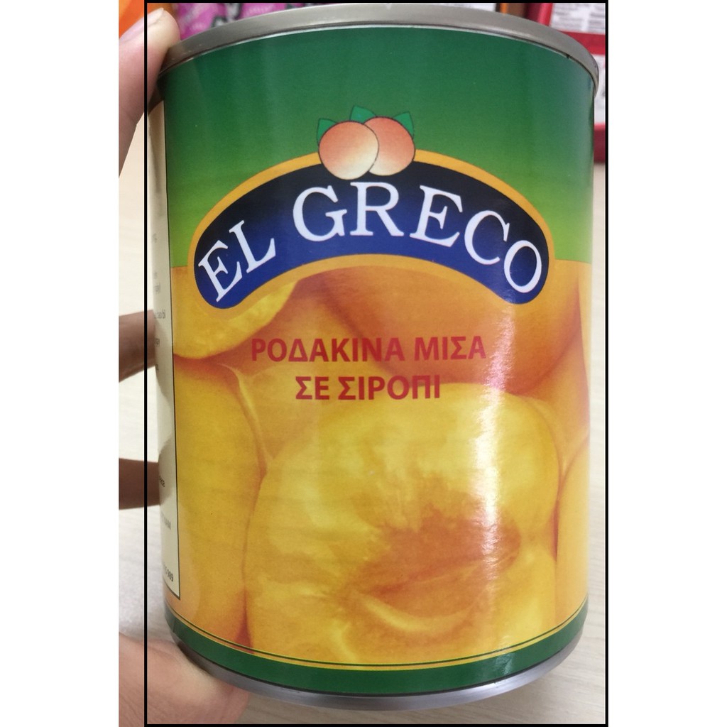 Đào ngâm El Greco 820g Nhập Khẩu