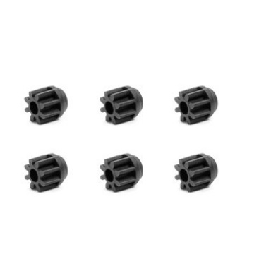 Phụ kiện mô hình xe đua lắp ráp Mini 4WD CARBON REINFORCED 8T PINION GEAR (6PCS.)  15453 TAMIYA