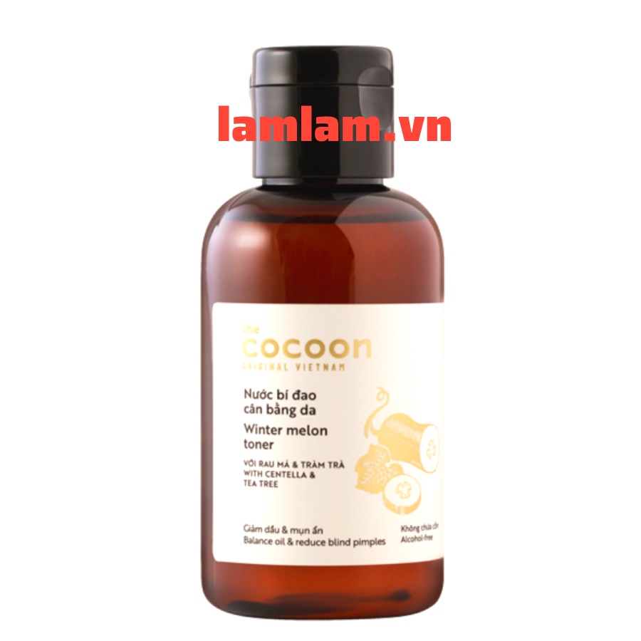 Nước bí đao cân bằng da (toner) Cocoon giảm dầu &amp; mụn 140ml