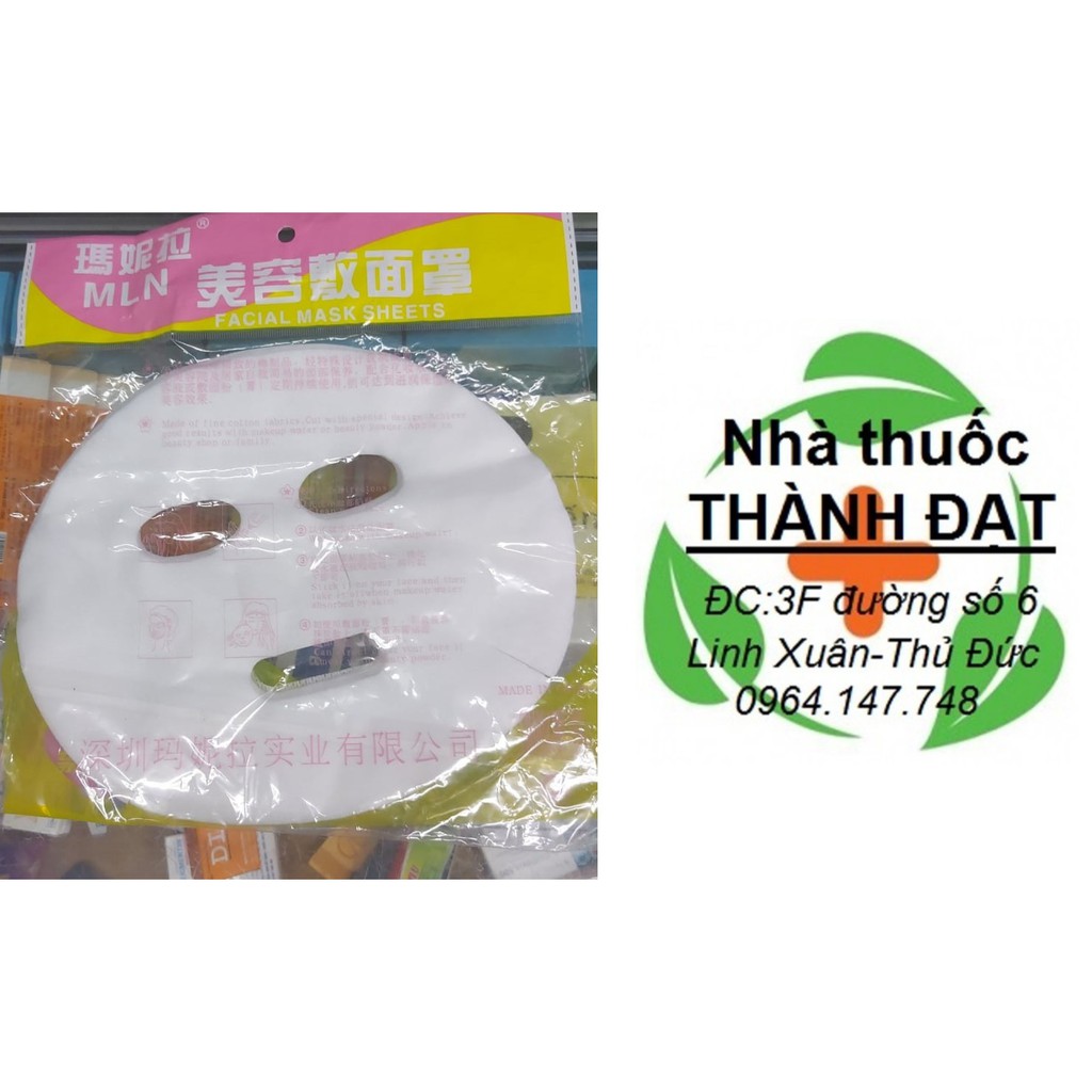 1 bịch giấy đắp mặt nạ lột mụn