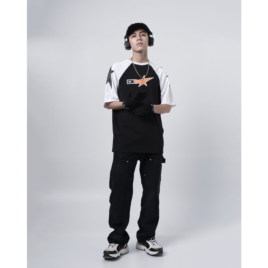 Áo Thun DirtyCoins Dico Star Raglan T-shirt - Black