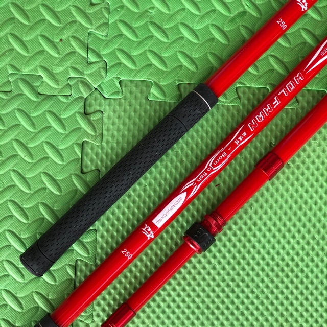 Cán vợt câu cá cacbon 2m5
