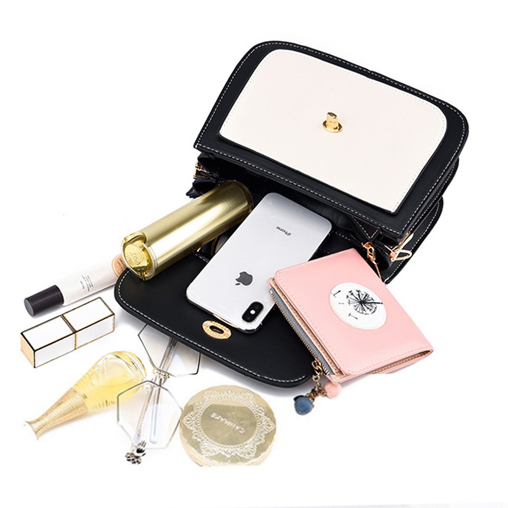 [Mẫu Mới]Túi Xách Nữ Đeo Chéo Đeo Vai Da Mềm Siêu Cute Khóa Bông Hoa Sang Chảnh HOTTREND 2021 | BigBuy360 - bigbuy360.vn