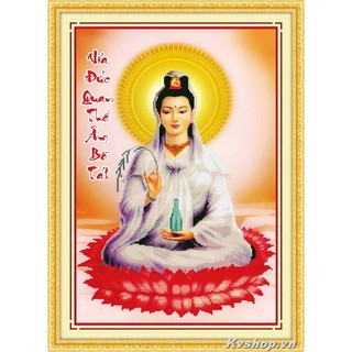 Tranh thêu phật bà quan âm 222814