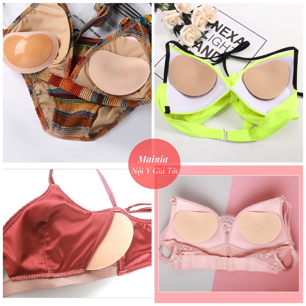 2 Miếng Dán Độn Ngực Silicon Nâng Vòng 1 Siêu Đẹp Căng Tròn Mainia Shop