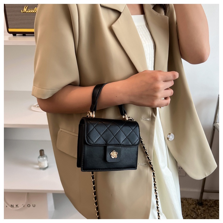 Túi đeo vai IELGY họa tiết hình thoi thời trang cho nữ