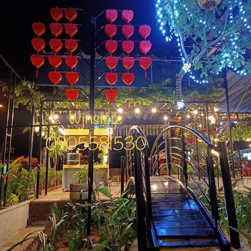 Đèn lồng trái tim CÓ SẴN  10=sỉ ib zl0905581530