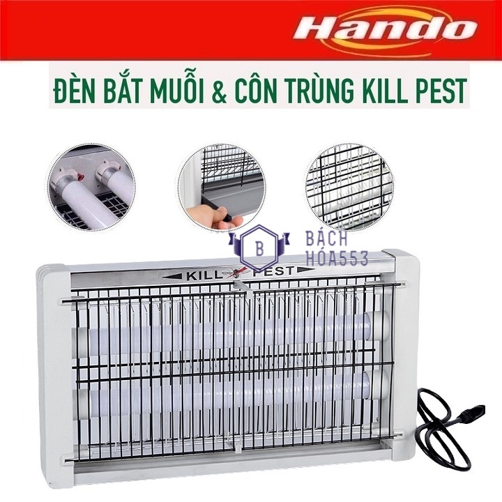 Đèn bắt muỗi và côn trùng tiết kiệm điện Kill Pest Led Hando 20W (Bảo hành 6 tháng)