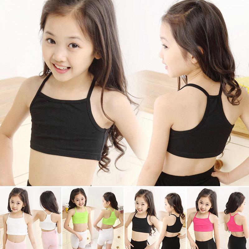 Áo ống hai dây thời trang mùa hè dành cho bé gái khi tập múa