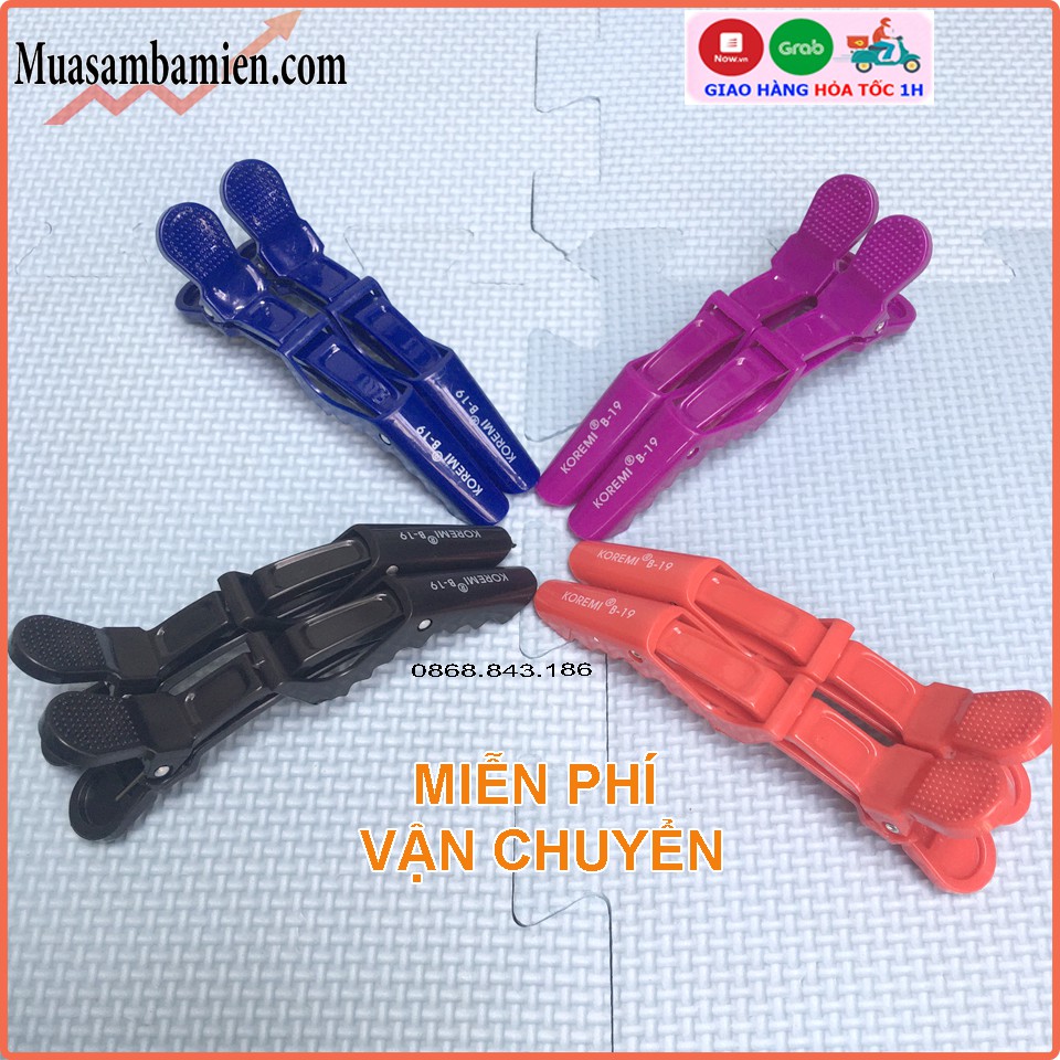 Kẹp mỏ Vịt Chia Tóc  Hỗ trợ trong quá trình làm tóc Hàng Đẹp Chắc Chắn KOREMI