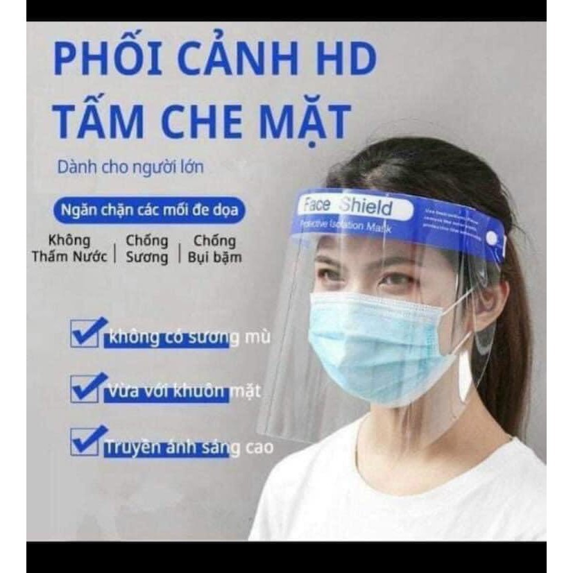 Combo 100c Kính Chắn Chống Giọt Bắn bảo hộ phòng dịch faceshield