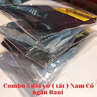 Combo 5 đôi vớ ( tất ) Nam Cổ ngắn Rani