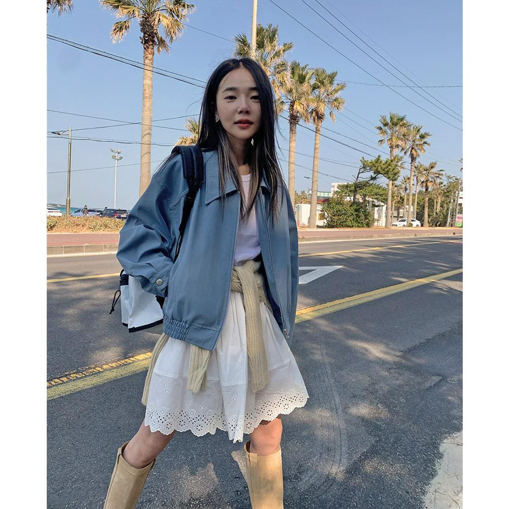 Chân Váy Ren Ngắn Lưng Thun Thời Trang Sành Điệu 61058